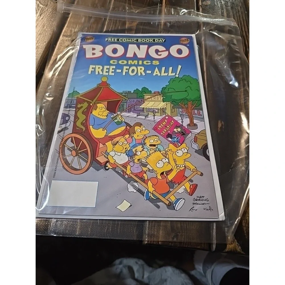 2006 Bongo Comics Simpsons Cover Free Comic‎ Book Day